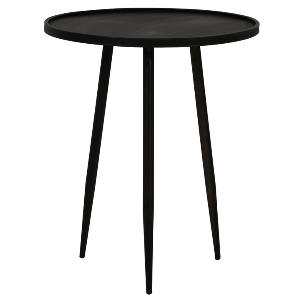 Simple Industrial Tripod Round Side Table 60cm | Annie Mo's