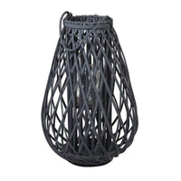 Small Dark Grey Willow Lantern 60cm | Annie Mo's