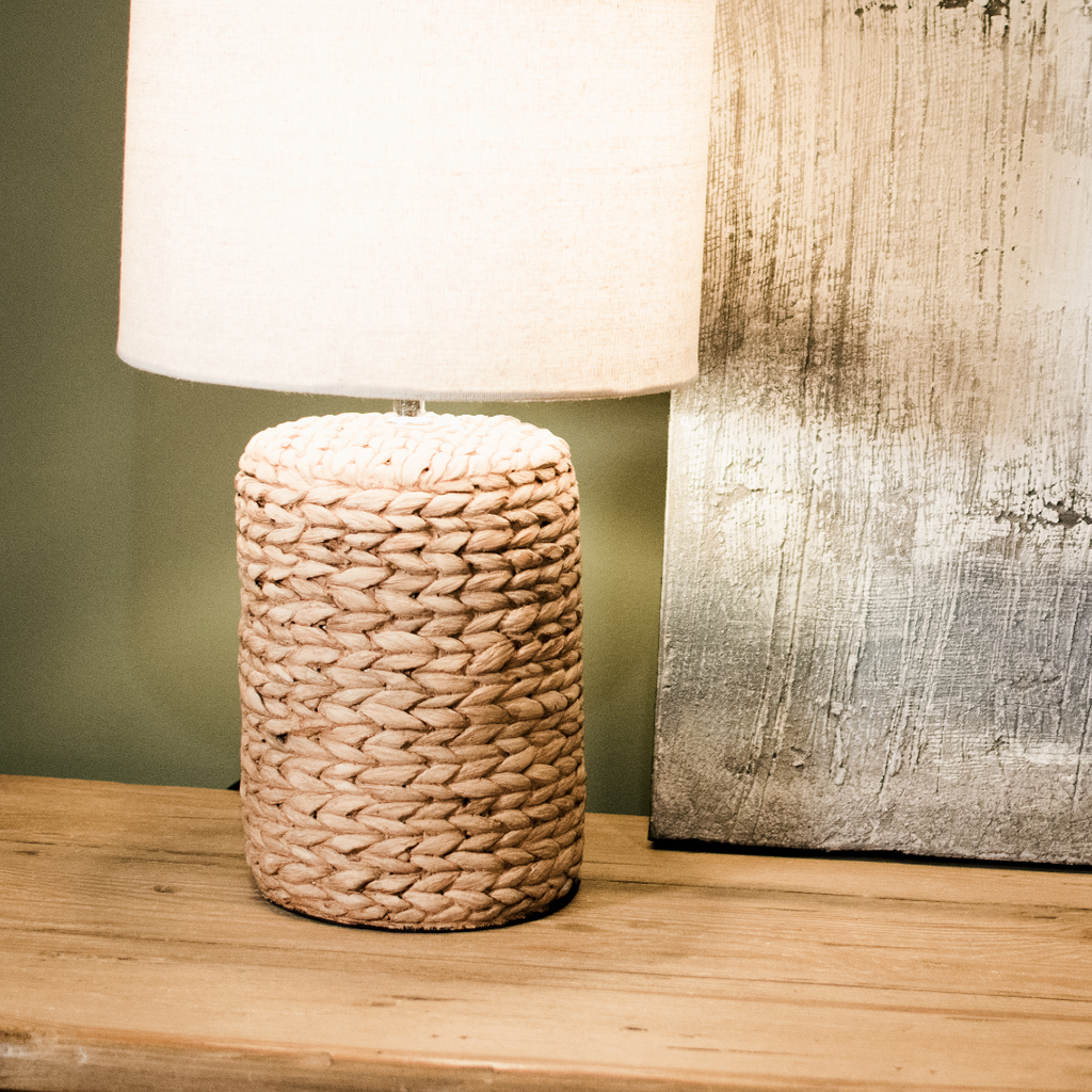 Small Rope Effect Table Lamp 45cm | Annie Mo's