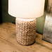 Small Rope Effect Table Lamp 45cm