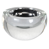 Small Silver Crystal Candle Holder 9cm | Annie Mo's