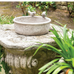 Stone Effect Bird Bath 26cm