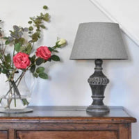 Stonewash Grey Table Lamp 32cm | Annie Mo's