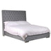 Stud & Button Grey Beds King