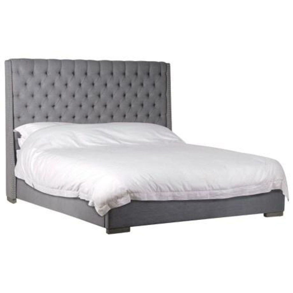 Stud & Button Grey Beds Super King | Annie Mo's