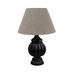 Table Lamp in Antique Black with Shade 51cm