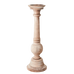 Tall Natural Wood Pillar Candle Holder 62cm