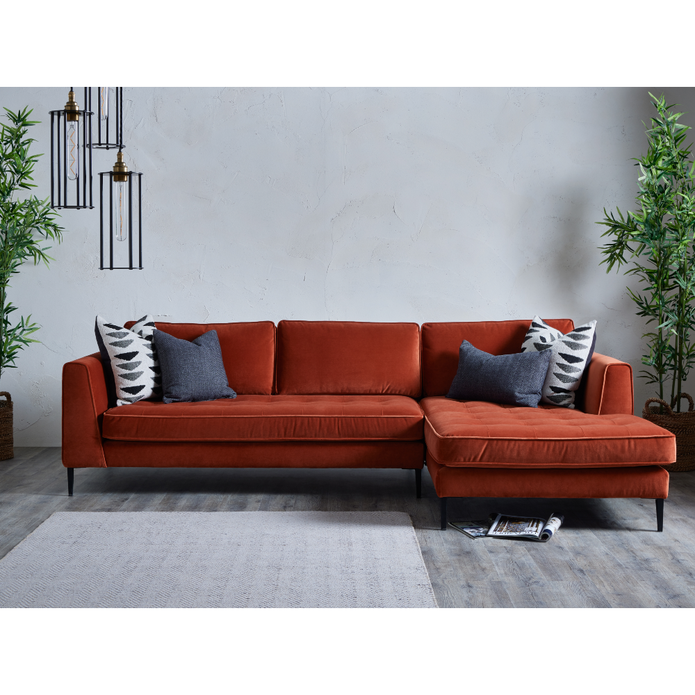 Teri Large RHF Chaise Sofa | Annie Mo's