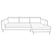 Teri Large RHF Chaise Sofa