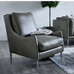 Toni Contemporary Accent Chair - Leather | Annie Mo's