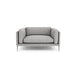 Toni Contemporary Snuggler Sofa - Fabrics Price Band C