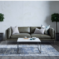 Toni Contemporary Large Sofa - Leather | Annie Mo's