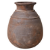 Tyra Antiqued Brown Clay Vase 29cm | Annie Mo's