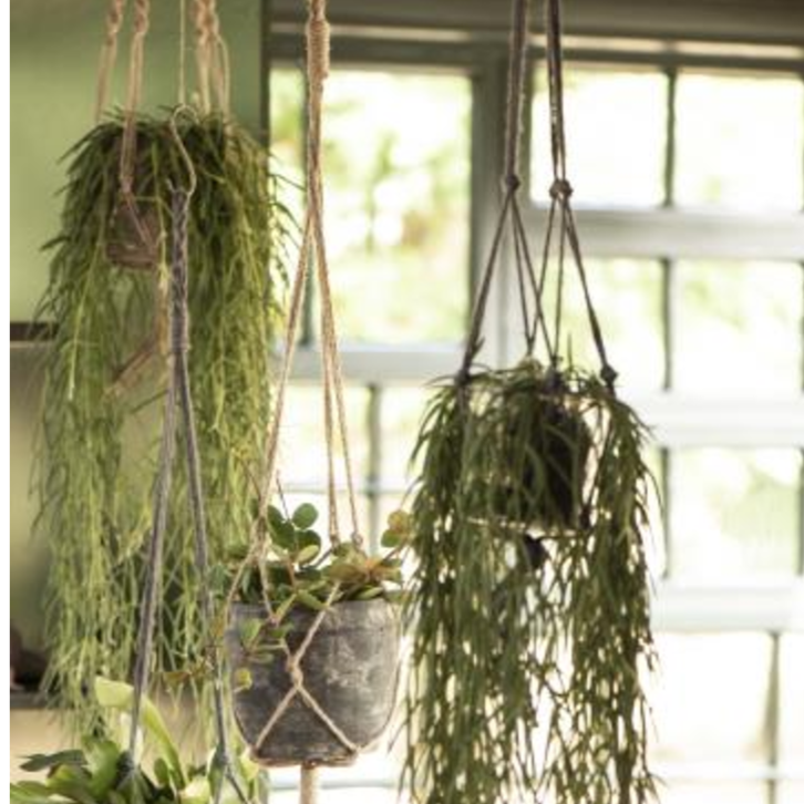 Natural Jute Pot Hanger 90cm | Annie Mo's