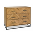 Riva Rustic Oak Three Drawer Chest