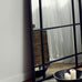 Black Iron Floor Standing Mirror 204cm High