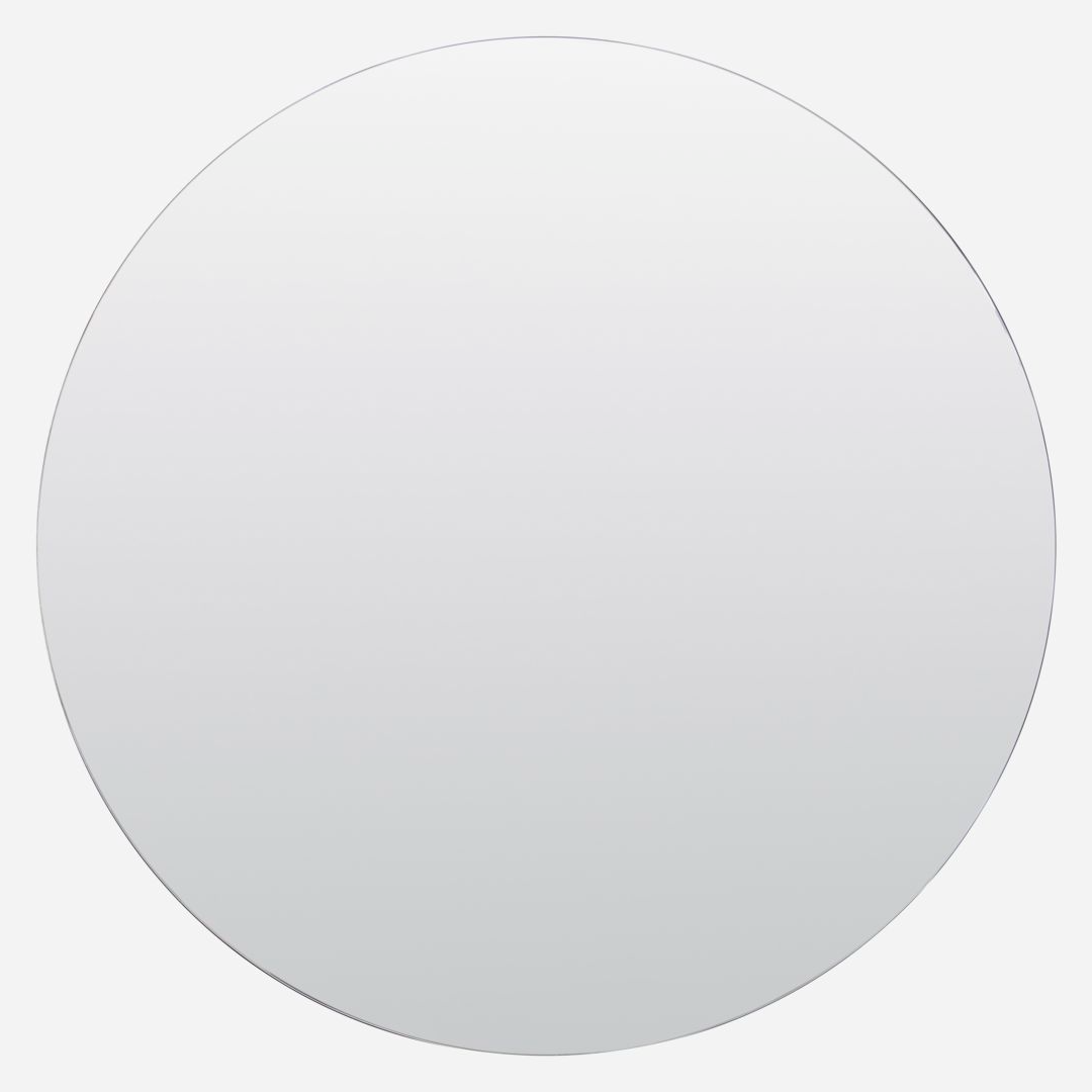 Large Thin Rimmed Round Mirror 110cm | Annie Mo's