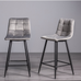 Mondrian Fabric Bar Stool( Pair )
