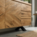 Ellipse Rustic Oak Wide Sideboard