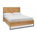 Riva Rustic Oak Panel Bedstead King 150cm