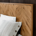 Riva Rustic Oak Panel Bedstead King 150cm