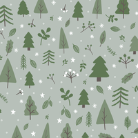 Christmas Forest Roll of Gift Wrap 500cm | Annie Mo's