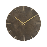 Slate Effect Aluminium Wall Clock 38cm | Annie Mo's