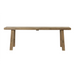 Natural Wood Simple Bench 108cm