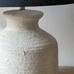 Small Stoneware Lamp with Black Shade 42cm