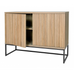 Timo Two Door Sideboard with Slatted Front 90cm High