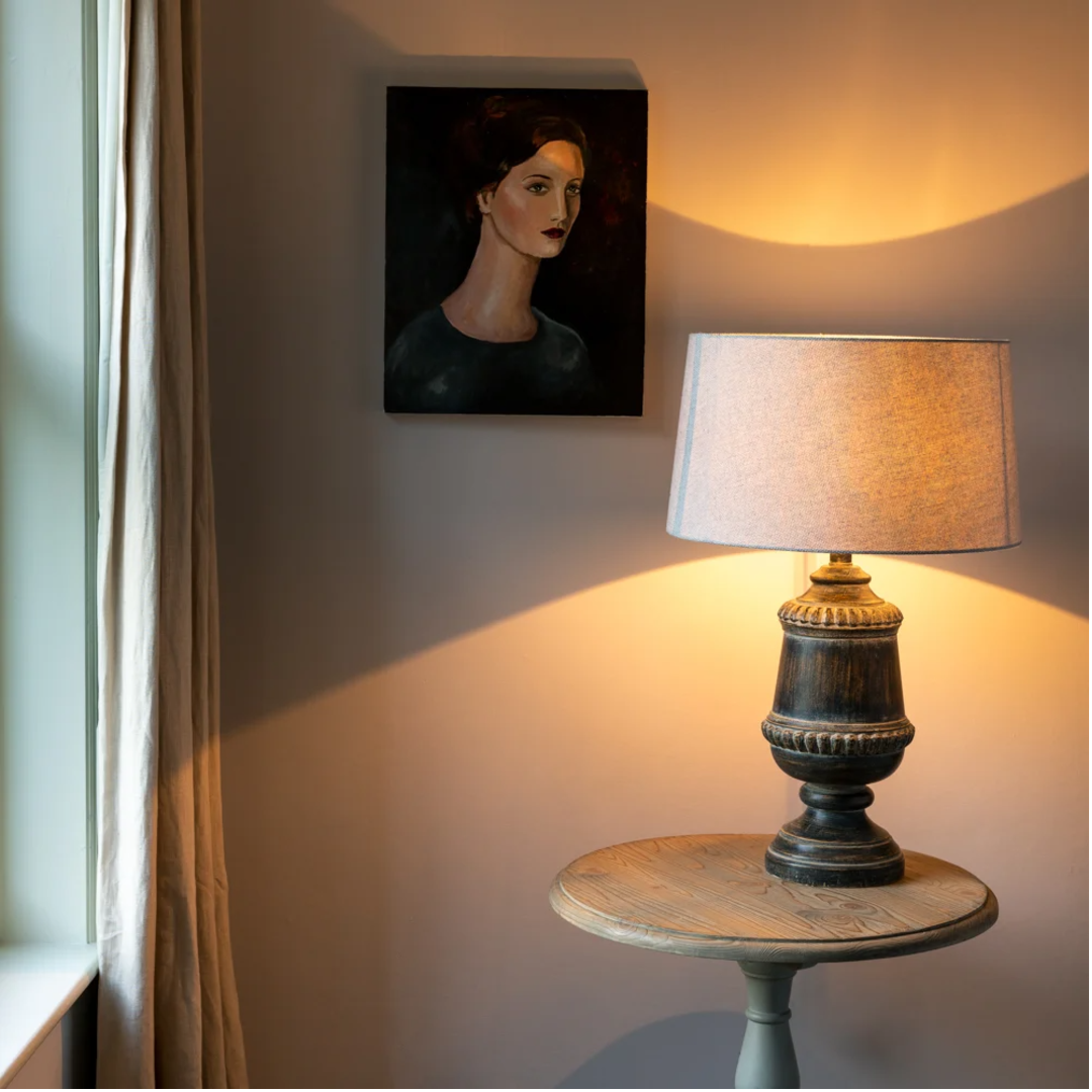 Table Lamp Elodie Flint Grey 55cm