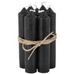 Short Dinner Candles - Black 11cm | Annie Mo's