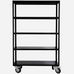 Shelving Unit with Wheels 180cm
