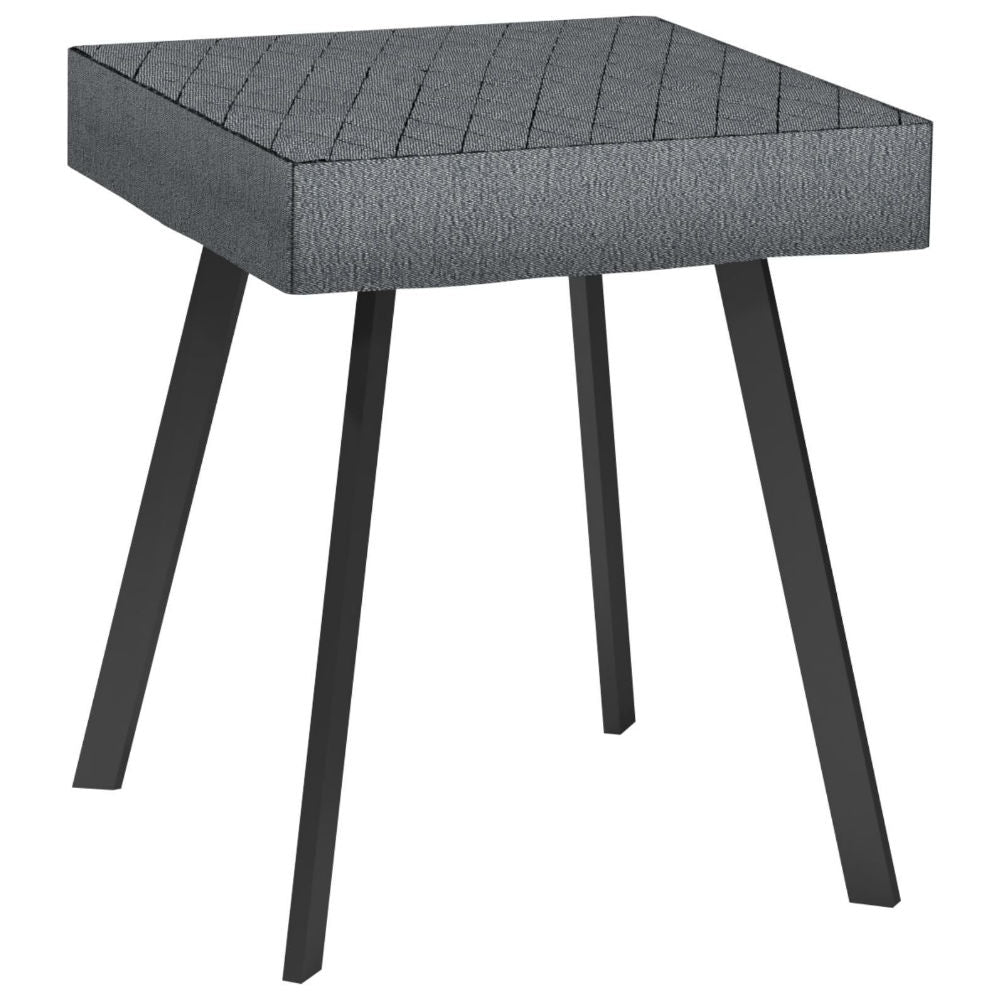 Fusion Stool - Grey and Metal | Annie Mo's
