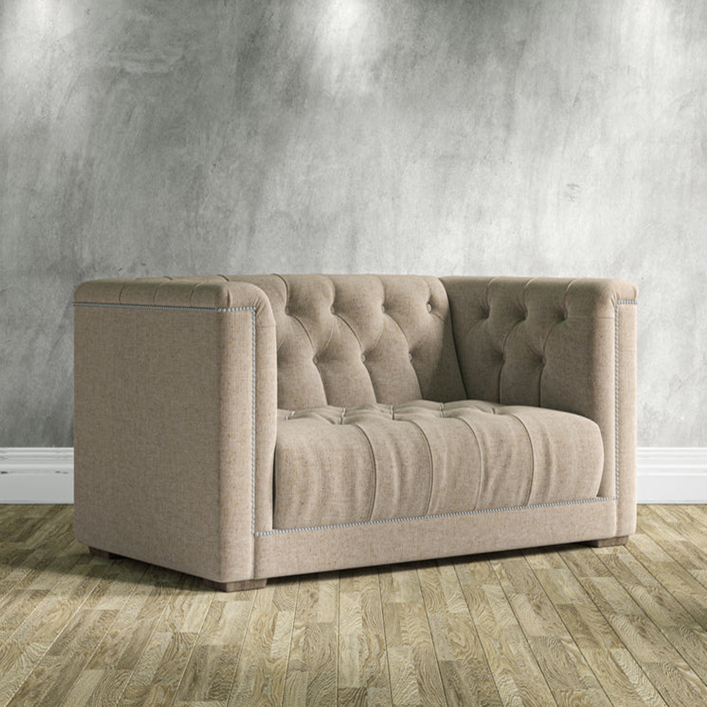 Vagabond Buttoned Snuggler Sofa - LEATHERS | Annie Mo's