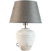 Vesta Stoneware Lamp with Grey Shade 40cm | Annie Mo's