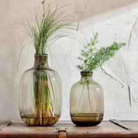 Vintage Brown Glass Vases - Size Choice | Annie Mo's