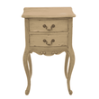 Vintaged Two Drawer Bedside Cabinet 77cm | Annie Mo's