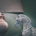 White Horse On Stand 48cm C