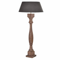 Wooden Column Floor Lamp With Shade | Annie Mo's
