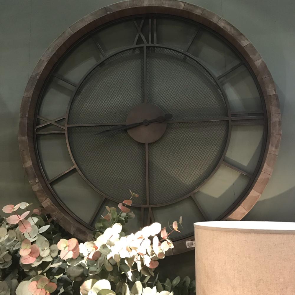 Wooden Frame Wall Clock