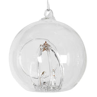 Glass Nativity Bauble 10cm | Annie Mo's
