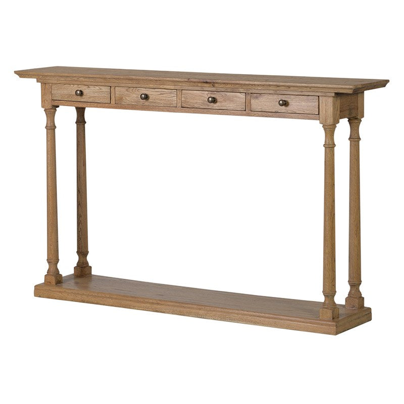 Tall Oak Console | Annie Mo's