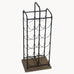 Iron and Wood Wine Rack