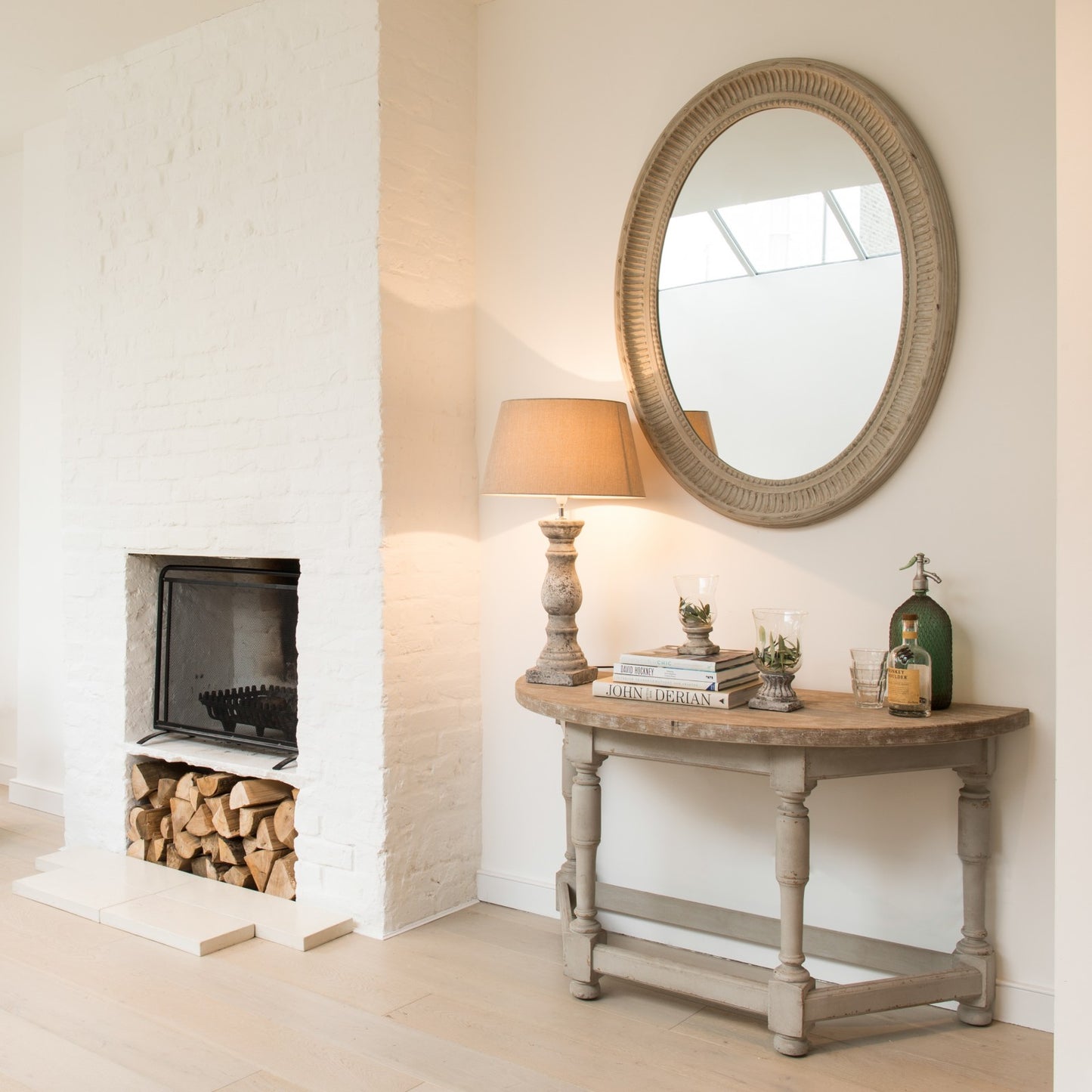 Birkdale Small Stone Balustrade Table Lamp 62cm-C