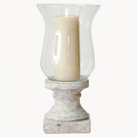 Stone Hurricane Lamp 52cm | Annie Mo's