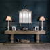 Large Distressed Weathered Console Table 240cm