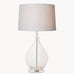 Cabot Glass Crystal Shape Lamp with Shade