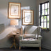 Cabot Glass Crystal Shape Lamp with Shade