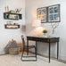 Cabot Glass Crystal Shape Lamp with Shade